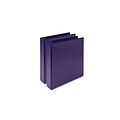 Samsill Earths Choice 1.5 3-Ring View Binder, Purple, 2/Pack (SAMMP286508)