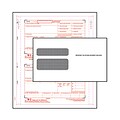 W-2 Continuous Forms and Envelopes Convenience Pack; 4-Part Forms