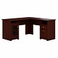 Bush Furniture Cabot L Shaped Desk, Harvest Cherry (WC31430K)