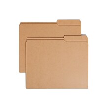 Smead File Folder, 2/5 Cut Tab, Letter Size, Kraft, 100/Box (10786)