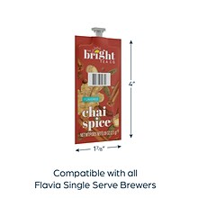 The Bright Tea Co. Chai Spice Tea, Flavia Freshpack, 100/Carton (MDRB501)