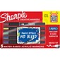 Sharpie Water-Based Markers, Brush Point, Assorted Colors, 5/Pack (2196904)