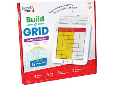 hand2mind Build-a-Grid Magnetic Demonstration Grid (92426)