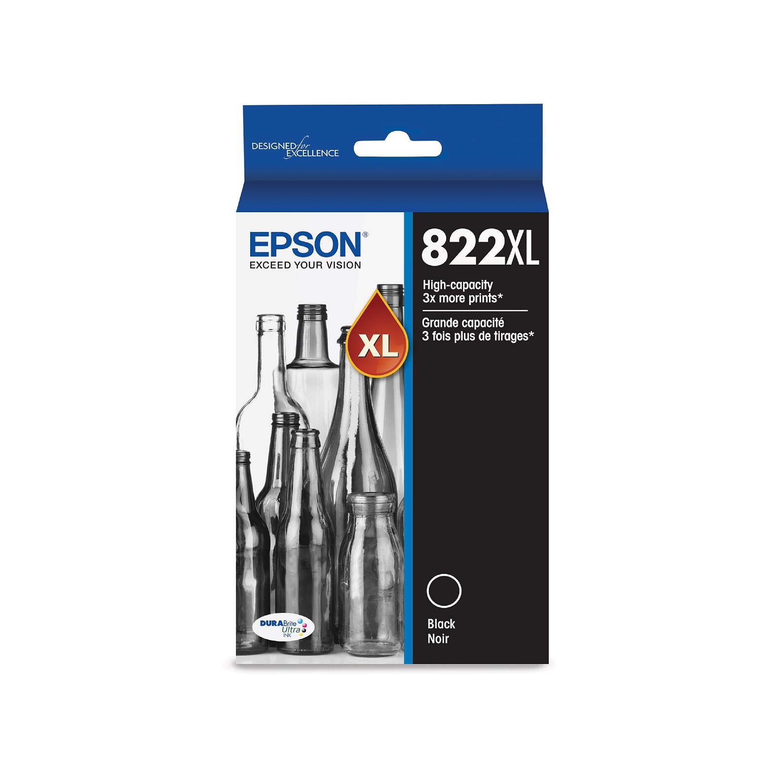 Epson T822XL Black High Yield Ink Cartridge (T822XL120-S)