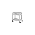 H. Wilson® Extra-Strong Colored Metal Utility Carts; Grey
