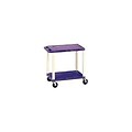 H. Wilson® 26H Tuffy Plastic Utility Carts; Purple