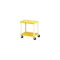 H. Wilson® 26H Tuffy Plastic Utility Carts; Yellow