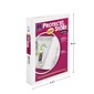 Avery Mini Protect & Store 1" 3-Ring View Binders, White (23011)