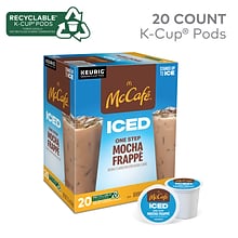 McCafe Mocha Frappe Iced Coffee Keurig® K-Cup® Pods, Medium Roast, 20/Box (5000372394)