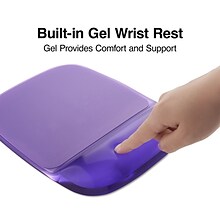 Gel Mouse Pad/Wrist Rest Combo, Purple (18265)