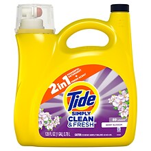 Tide Simply Clean & Fresh Liquid Laundry Detergent, 89 Loads, 128 oz. (58710)