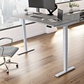 Bush Business Furniture Move 40 Series 72W Electric Height Adjustable Standing Desk, Platinum Gray/