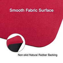 Staples® Non-Skid Mouse Pad, Maroon, 2/Pack (ST61816)