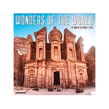 2024 Willow Creek Wonders Of The World 12 x 12 Monthly Wall Calendar (37539)