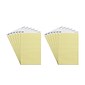 Quill Brand® Standard Series Legal Pad, 8-1/2" x 14", Wide Ruled, Canary Yellow, 50 Sheets/Pad, 12 Pads/Pack (740022L)