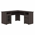 Bush Furniture Cabot 60W L Shaped Desk, Heather Gray (WC31730-03K)