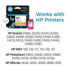 HP 60/901 Tri-Color Ink Cartridge   (CC643WN)