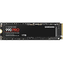 Samsung 990 PRO 1TB M.2 PCI Express 4.0 Internal Solid-State Drive, V-NAND (MZ-V9P1T0B/AM)