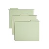 Smead FasTab Hanging File Folders, 1/3 Cut, Letter Size, Moss, 20/Box (64082)