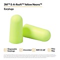 3M E-A-Rsoft Yellow Neons Earplugs 312-1250, Uncorded, Poly Bag, 200 Pairs/Case (312-1250)