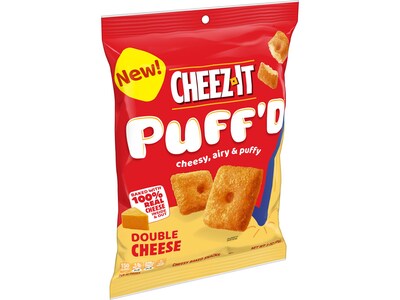 Cheez-It Puff'd Double Cheese Crackers, 6 Packs/Box (KEE00022)