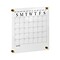 Martha Stewart Grayson Acrylic Black Print Dry Erase Wall Calendar, 14 x 14 (BRAC3636BKCLRBK)