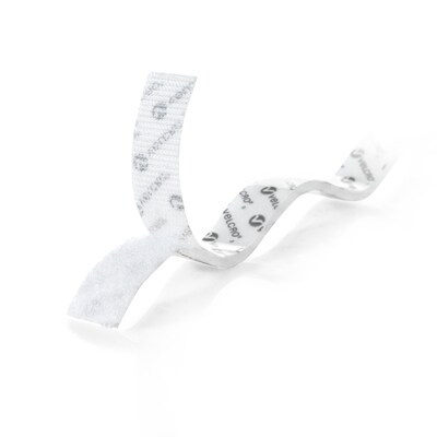 Velcro® Brand 3/4" x 15' Sticky Back Hook & Loop Fastener Roll, White (90082)