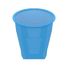Dynarex 5 oz. Plastic Disposable Cup, Blue, 50/Pack, 20 Packs/Carton (4237)