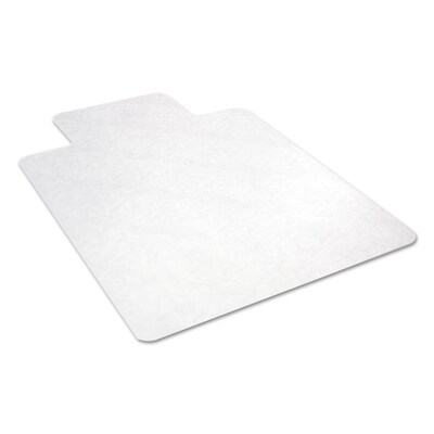 Alera All Day Use Non-Studded Chair Mat for Hard Floors, 45 x 53, Wide Lipped, Clear (CM2E232ALEPL)