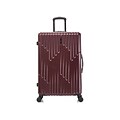 InUSA Drip Polycarbonate/ABS Large Suitcase,Wine (IUDRI00L-WIN)