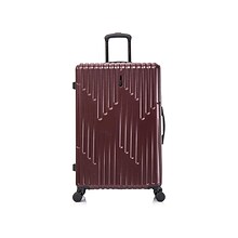 InUSA Drip Polycarbonate/ABS Large Suitcase,Wine (IUDRI00L-WIN)