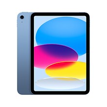 Apple iPad 10.9 Tablet, 256GB, WiFi + Cellular, 10th Generation, Blue (MQ6U3LL/A)