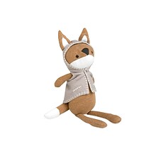 Crane Baby Ezra Fox Plush Toy, Brown (BC-110PT-2)