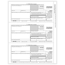 ComplyRight® 2023 1099-NEC Tax Form, Recipient Copy B, 3-Up, 50/Pack (NEC511150)