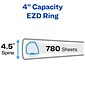 Avery Heavy Duty 4" 3-Ring Non-View Binders, One Touch EZD Ring, Black (79984)