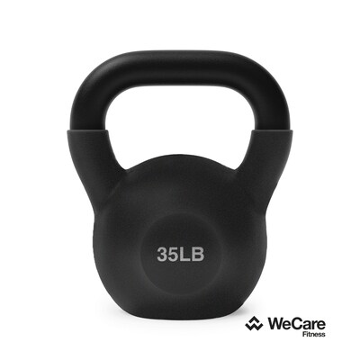 WeCare Fitness Kettlebell, 35 LB Cast Iron (WFN100018)