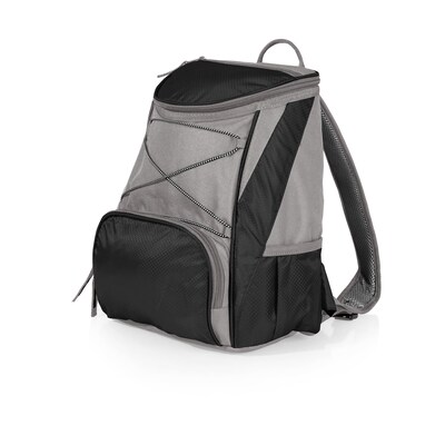 PTX Backpack Cooler, (Black with Gray Accents)