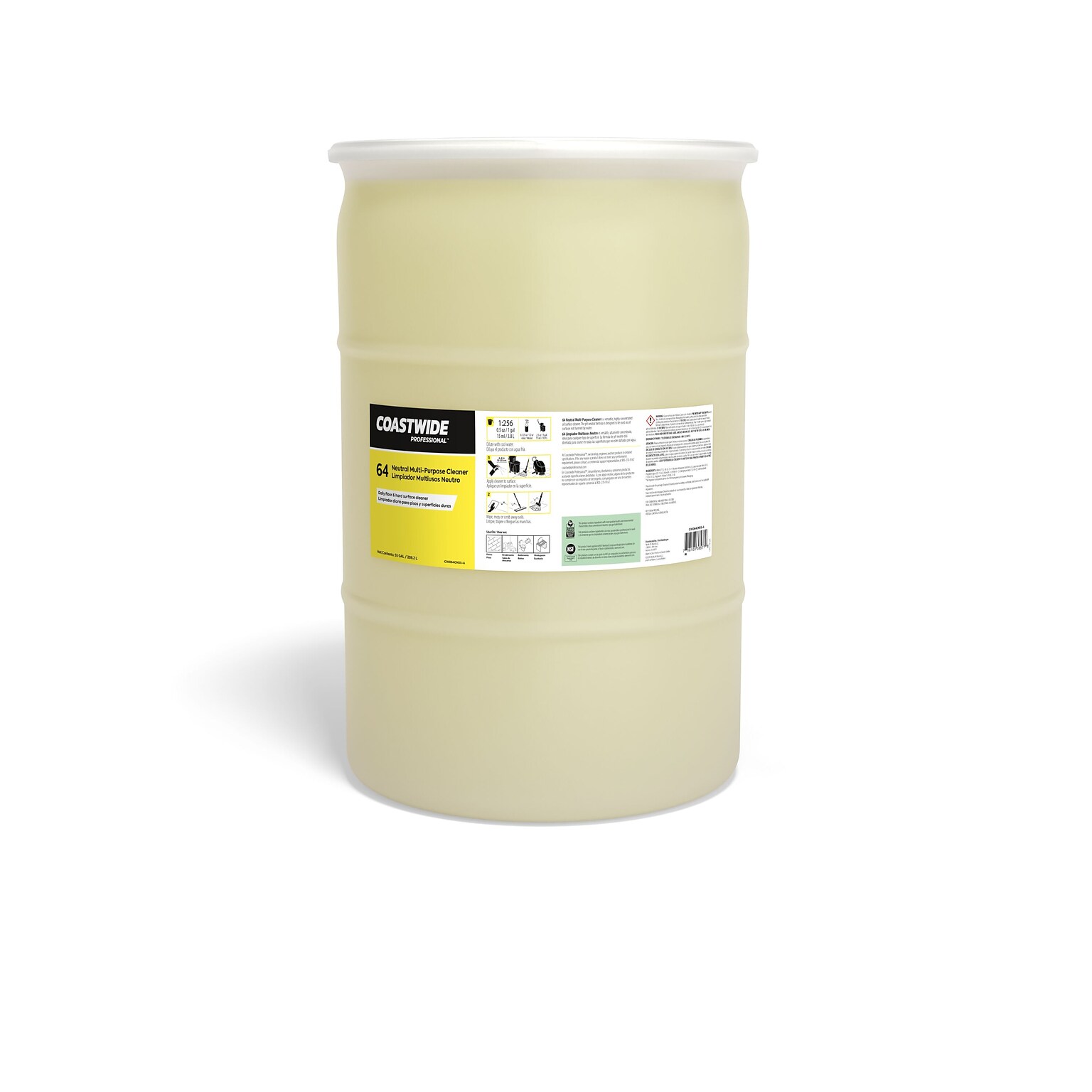 Coastwide Professional™ Multi-Purpose Neutral Cleaner 64, 55 Gallon Drum (SEB640055-B-CC)