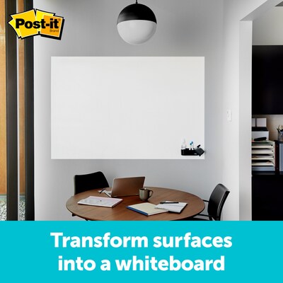 Post-it® Super Sticky Dry Erase Surface, 3' x 4' (DEF4x3)