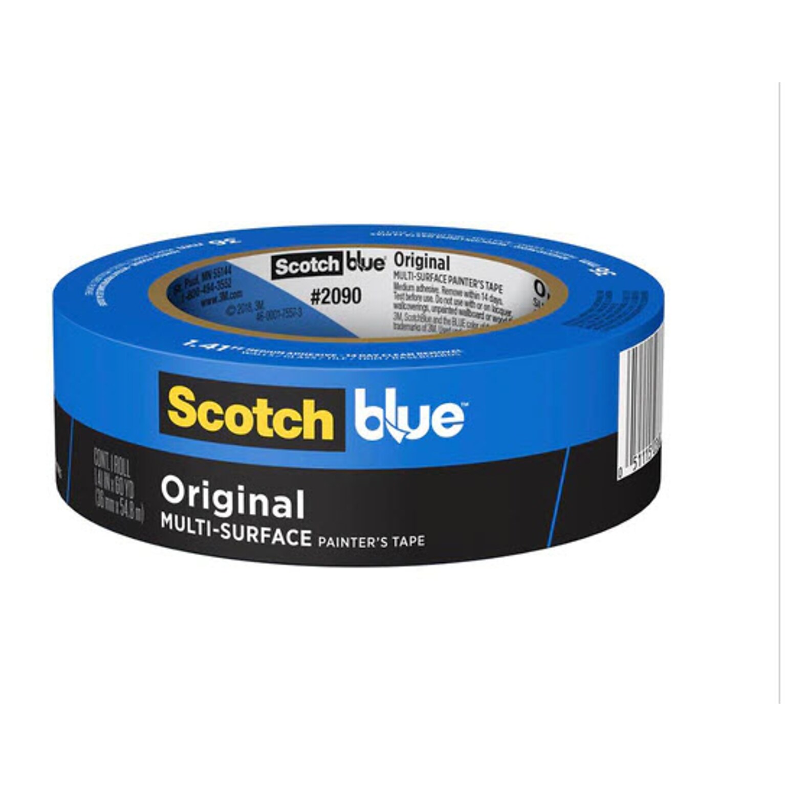 ScotchBlue™ Original Multi-use Painters Tape, 1.41 x 60 yds., Blue, 1 Roll (2090-36NC)