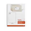 Staples Laser/Inkjet Shipping Labels, 3 1/2 x 5, Bright White, 4 Labels/Sheet, 100 Sheets/Pack, 40