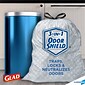 CloroxPro Glad ForceFlex 13 Gallon Tall Kitchen Trash Bag, 23.75" x 24.88", Low Density, .72 mil, Gray, 100/Box (70427)