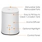 Crane Ultrasonic Cool Mist Console Humidifier, 1.2-Gallon, For Rooms 500 sq. ft., White (EE-6909)