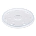 Dart Straw-Slotted Plastic Lid, 32/44/60 oz. Cup, Translucent, 1000/Carton (DCC32SL1)