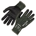 Ergodyne ProFlex 7070 Nitrile Coated Cut-Resistant Gloves, ANSI A7, Heat Resistant, Green, Small, 1