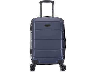 DUKAP SENSE Polycarbonate/ABS Carry-On Suitcase, Blue (DKSEN00S-BLU)