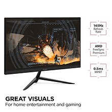 ViewSonic OMNI 24 165 Hz LCD Gaming Monitor, Black (VX2428)