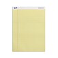 Quill Brand® Standard Series Legal Pad, 8-1/2" x 11", Wide Ruled, Canary Yellow, 50 Sheets/Pad, 12 Pads/Pack (740022)