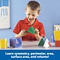 Learning Resources Folding Geometric Shapes, Geometry Accessories, 16 Pieces, (LER0921)