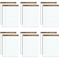 TOPS Second Nature Notepads, 8.5 x 11.75, Legal-Ruled, White, 50 Sheets/Pad, 12 Pads/Pack (74880)